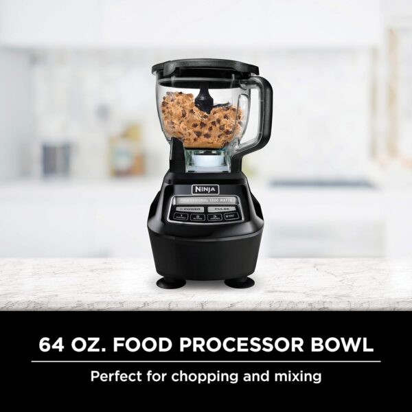 Ninja Mega Kitchen System, 1500W, 72 oz. Full-Size Blender & 8-Cup Food Processor with (2) 16 oz. To-Go Cups, Total Crushing Technology - Smoothies, Ice Crushing, Purees, Dough & More, Black, BL770 - Image 3