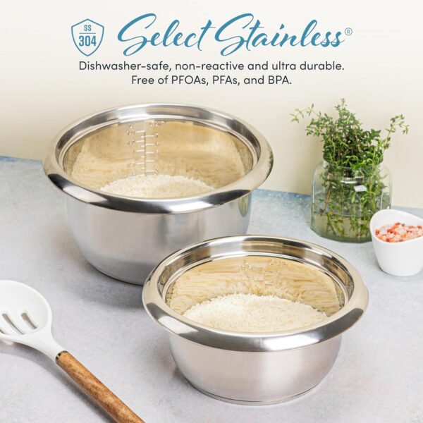 Aroma Housewares Select Stainless Rice Cooker & Warmer with Uncoated Inner Pot, 14-Cup(cooked) / 3Qt, ARC-757SG - Image 3