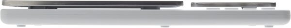 kitchenaid kq909 dual platform digital kitchen and food scale, 11 pound capacity and precision 16oz capacity, white with stainless steel