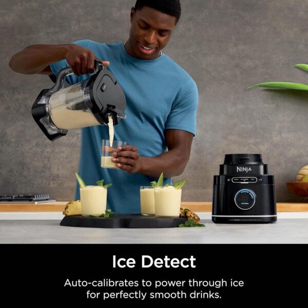 ninja | all in one blender & food processor | best for smoothies, cookie dough, salsas, cole slaw & more | blendsense intelligence for perfectly smooth results | 1800 watt | black | tb401