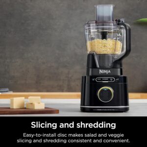 ninja | all in one blender & food processor | best for smoothies, cookie dough, salsas, cole slaw & more | blendsense intelligence for perfectly smooth results | 1800 watt | black | tb401