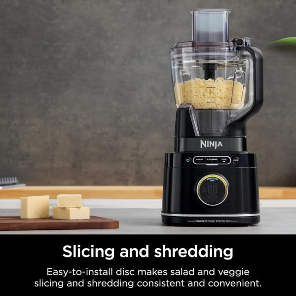 ninja | all in one blender & food processor | best for smoothies, cookie dough, salsas, cole slaw & more | blendsense intelligence for perfectly smooth results | 1800 watt | black | tb401