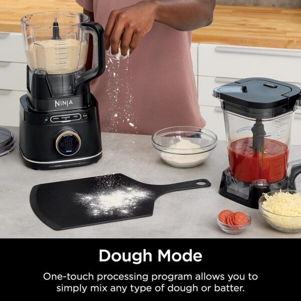 ninja | all in one blender & food processor | best for smoothies, cookie dough, salsas, cole slaw & more | blendsense intelligence for perfectly smooth results | 1800 watt | black | tb401