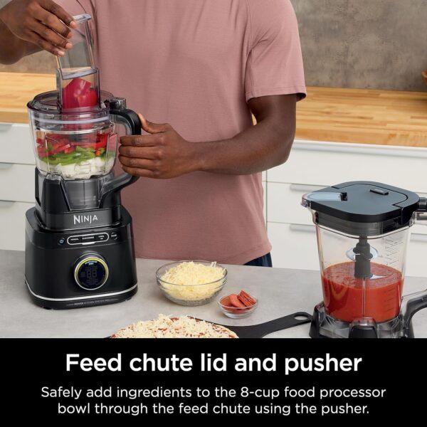 ninja | all in one blender & food processor | best for smoothies, cookie dough, salsas, cole slaw & more | blendsense intelligence for perfectly smooth results | 1800 watt | black | tb401