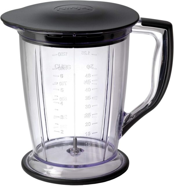 ninja qb1004 blender/food processor with 450 watt base, 48oz pitcher, 16oz chopper bowl, and 40oz processor bowl for shakes, smoothies, and meal prep,black