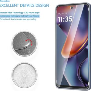3 pack designed for moto g 2025 screen protector tempered glass film.anti breakage.anti scratch no bubbles 9h hardness.easy installation for moto g 5g 2025