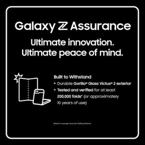 samsung galaxy z flip6, 256gb unlocked android smartphone, flexcam, photo assist, camcorder mode, live interpreter, foldable design, pocket sized portability, 2024, us 1 yr warranty, silver shadow