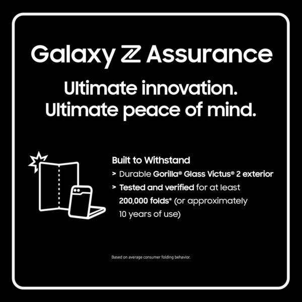 samsung galaxy z flip6, 256gb unlocked android smartphone, flexcam, photo assist, camcorder mode, live interpreter, foldable design, pocket sized portability, 2024, us 1 yr warranty, silver shadow