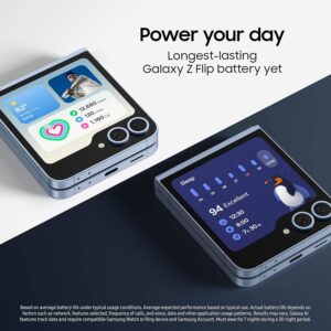 samsung galaxy z flip6, 256gb unlocked android smartphone, flexcam, photo assist, camcorder mode, live interpreter, foldable design, pocket sized portability, 2024, us 1 yr warranty, silver shadow