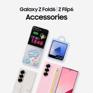 samsung galaxy z flip6, 256gb unlocked android smartphone, flexcam, photo assist, camcorder mode, live interpreter, foldable design, pocket sized portability, 2024, us 1 yr warranty, silver shadow