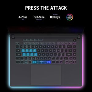 asus rog strix g16 (2025) gaming laptop, 16” fhd+ 16:10 165hz/3ms display, nvidia® geforce rtx™ 5060 laptop gpu, intel® core™ i7 processor 14650hx, 16gb ddr5, 1tb gen 4 ssd, wi fi 7, windows 11 home
