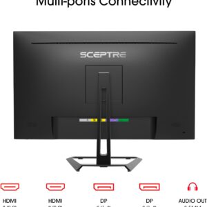 sceptre new ips 27 inch 4k monitor 3840 x 2160 up to 70hz build in speakers 2025