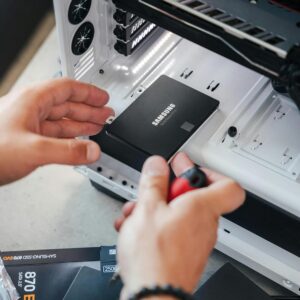 samsung 870 evo sata iii ssd 1tb 2.5” internal solid state drive, upgrade pc or laptop memory and storage for it pros, creators, everyday users, mz 77e1t0b/am