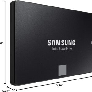 samsung 870 evo sata iii ssd 1tb 2.5” internal solid state drive, upgrade pc or laptop memory and storage for it pros, creators, everyday users, mz 77e1t0b/am