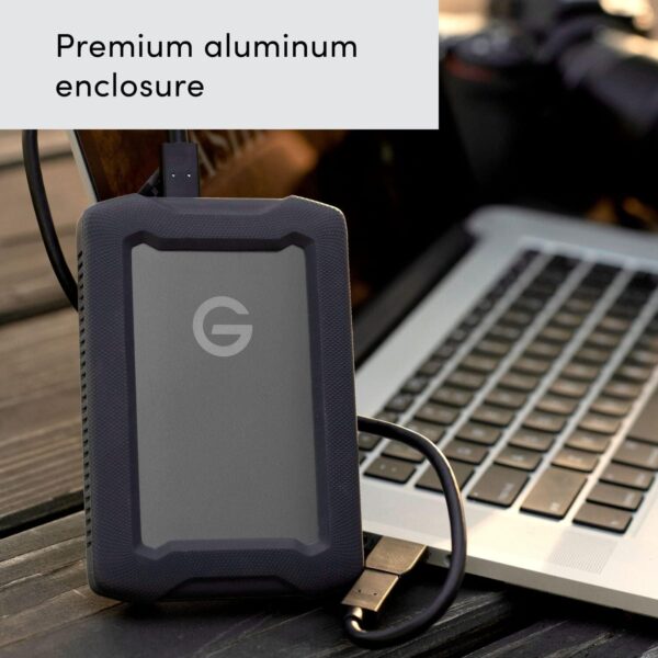 sandisk professional 5tb g drive armoratd rugged, durable portable external hard drive hdd, usb c, usb 3.2 gen 1 sdph81g 005t gba1d