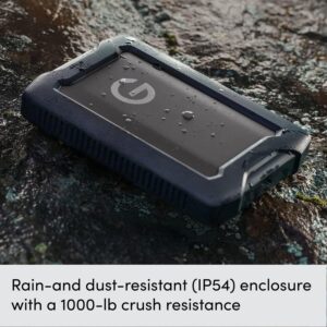 sandisk professional 5tb g drive armoratd rugged, durable portable external hard drive hdd, usb c, usb 3.2 gen 1 sdph81g 005t gba1d