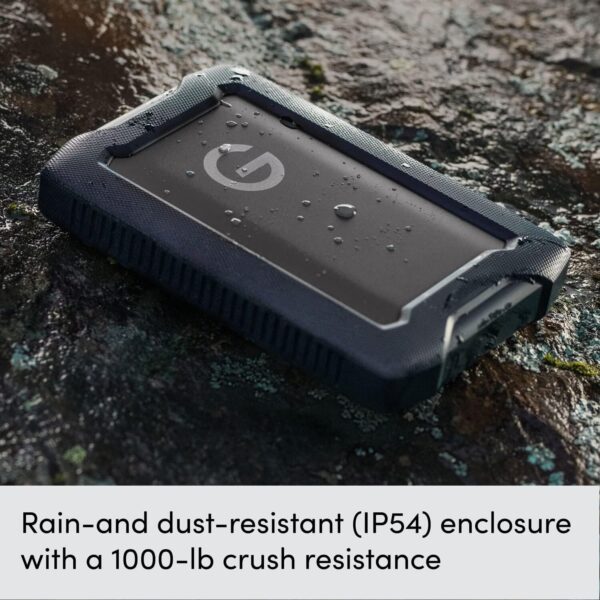 sandisk professional 5tb g drive armoratd rugged, durable portable external hard drive hdd, usb c, usb 3.2 gen 1 sdph81g 005t gba1d