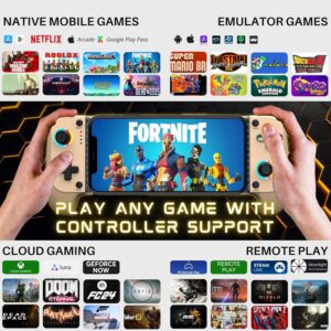 majestech (new 2025 phone game controller for iphone/android, rgb hall joystick, mechanical trigger, xbox cloud/playstation remote play/call of duty/roblox wireless bluetooth mobile gaming gamepad