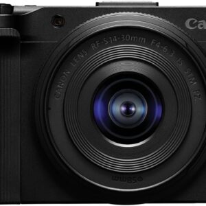 canon eos r50 v with rf s14 30mm f4 6.3 is stm pz lens, aps c mirrorless interchangeable lens hybrid camera, ultra wide angle zoom lens, vertical video, vlogging, live streaming, content creation