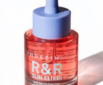 Undefined Beauty R&R Sun Elixir SPF 30 – Glow Oil for Face, Hair, Scalp & Body with Vitamin C, Amla, Tsubaki Seed & Milk Thistle