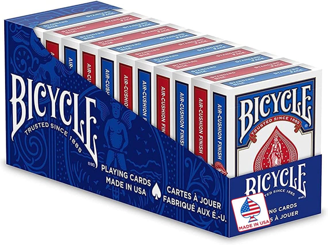 Bicycle Standard Playing Cards, Poker Size, 12 Pack Bicycle Standard Playing Cards, Poker Size, 12 Pack