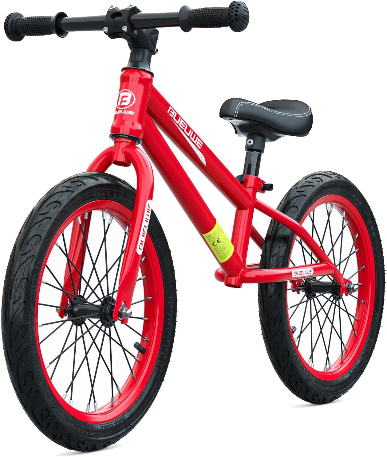 GASLIKE 16 Inch Balance Bike for Big Kids Ages 4-8 Years Old Boys and Girls, No Pedal Sports Training Bicycle, Adjustable Seat Pneumatic Tires Quick Assembly GASLIKE 16 Inch Balance Bike for Big Kids Ages 4-8 Years Old Boys and Girls, No Pedal Sports Training Bicycle, Adjustable Seat Pneumatic Tires Quick Assembly