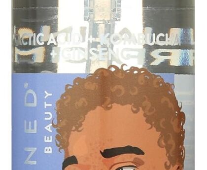 Undefined Beauty R&R Exfoliator 10% Acid Peel Treatment Mist to Smooth, Resurface and Unclog Pores, infused with Lactic Acid, Salicylic Acid, Kombucha, Niacinamide, Ginseng, Gluconolactone, 3.3oz