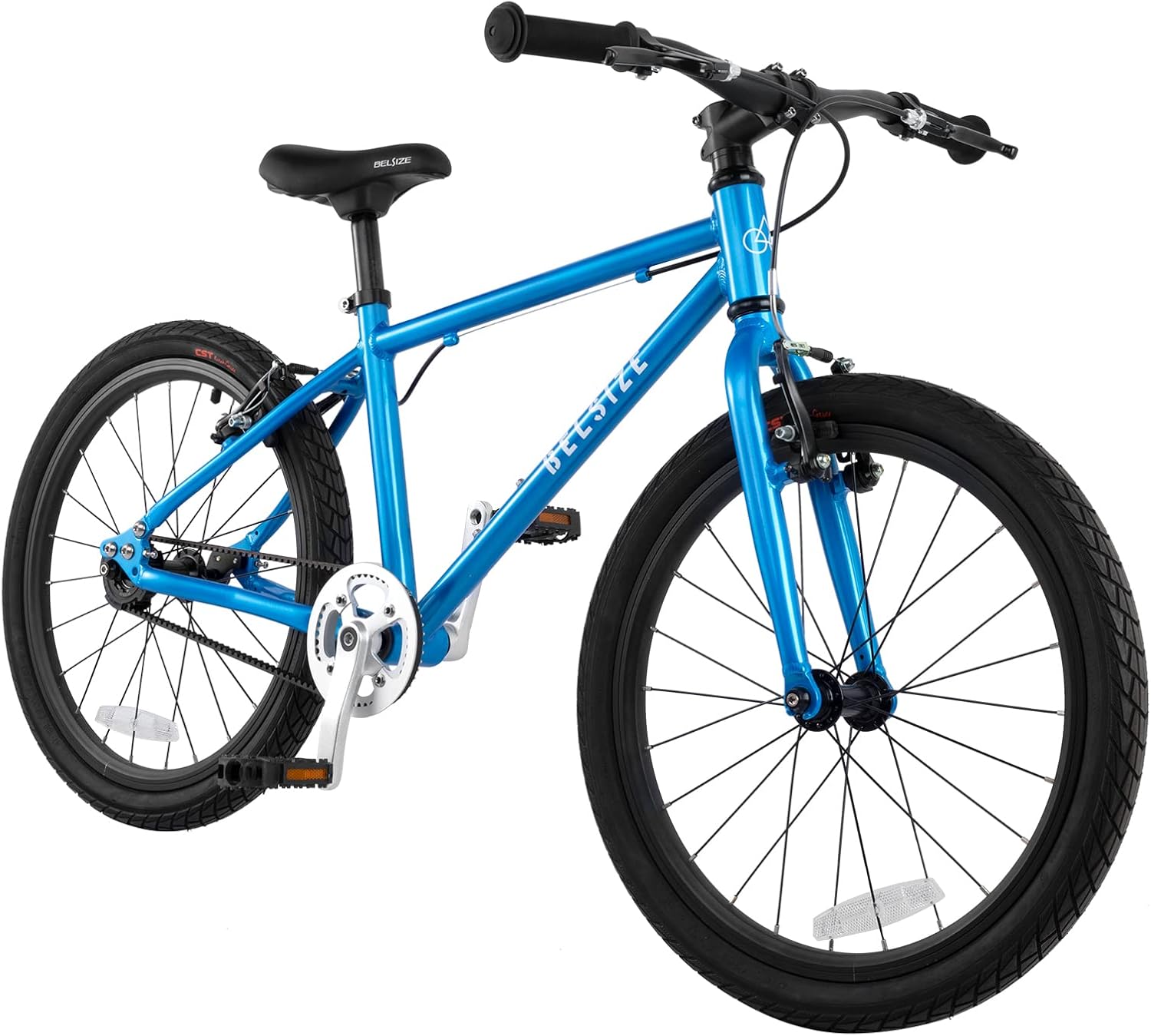 A11N SPORTS BELSIZE 20-Inch Belt-Drive Kid’s Bike, Lightweight Aluminium Alloy Bicycle(only 14.82 lbs) for 7-10 Years Old