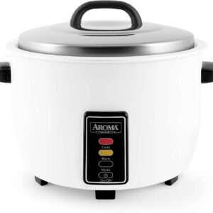 Aroma Housewares 60-Cup (Cooked) (30-Cup UNCOOKED) Commercial Rice Cooker (ARC-1033E),White