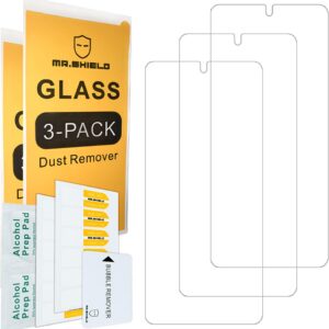 mr.shield screen protector compatible with motorola moto g (2025) [tempered glass] [3 pack] [japan glass with 9h hardness]
