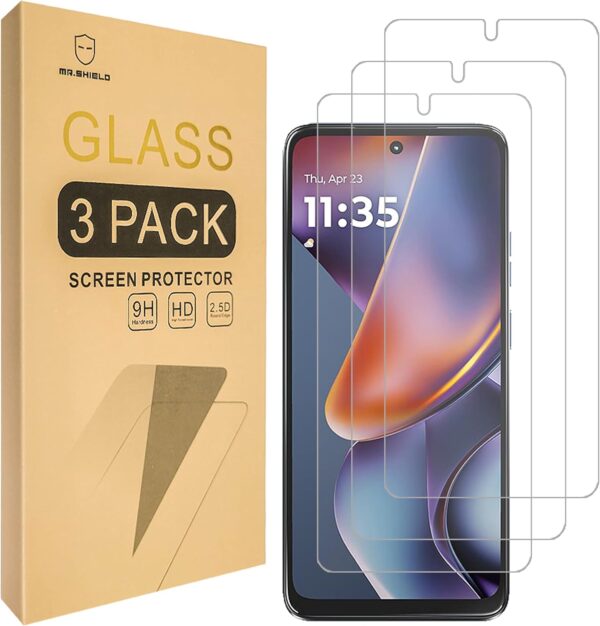 Mr.Shield Screen Protector compatible with Motorola Moto G (2025) [Tempered Glass] [3-PACK] [Japan Glass with 9H Hardness]