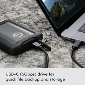 sandisk professional 5tb g drive armoratd rugged, durable portable external hard drive hdd, usb c, usb 3.2 gen 1 sdph81g 005t gba1d