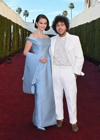 Getty Images Selena Gomez and Benny Blanco on January 5, 2025.