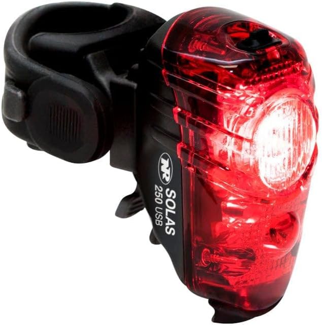 NiteRider Solas 250 USB Rechargeable Bike Tail Light – Ultra Bright Rear Bike Light for Night Riding – Bicycle Light with Daylight Flash Mode – Easy Install Taillight for Road, MTB, Ebike, Commuting NiteRider Solas 250 USB Rechargeable Bike Tail Light – Ultra Bright Rear Bike Light for Night Riding – Bicycle Light with Daylight Flash Mode – Easy Install Taillight for Road, MTB, Ebike, Commuting