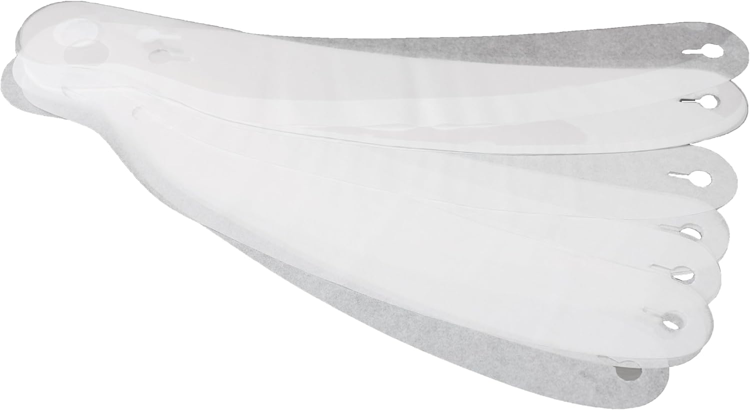 RaceQuip® 203213RQP Helmet Shield Tear Offs 3 mm Clear Plastic – Set of 20