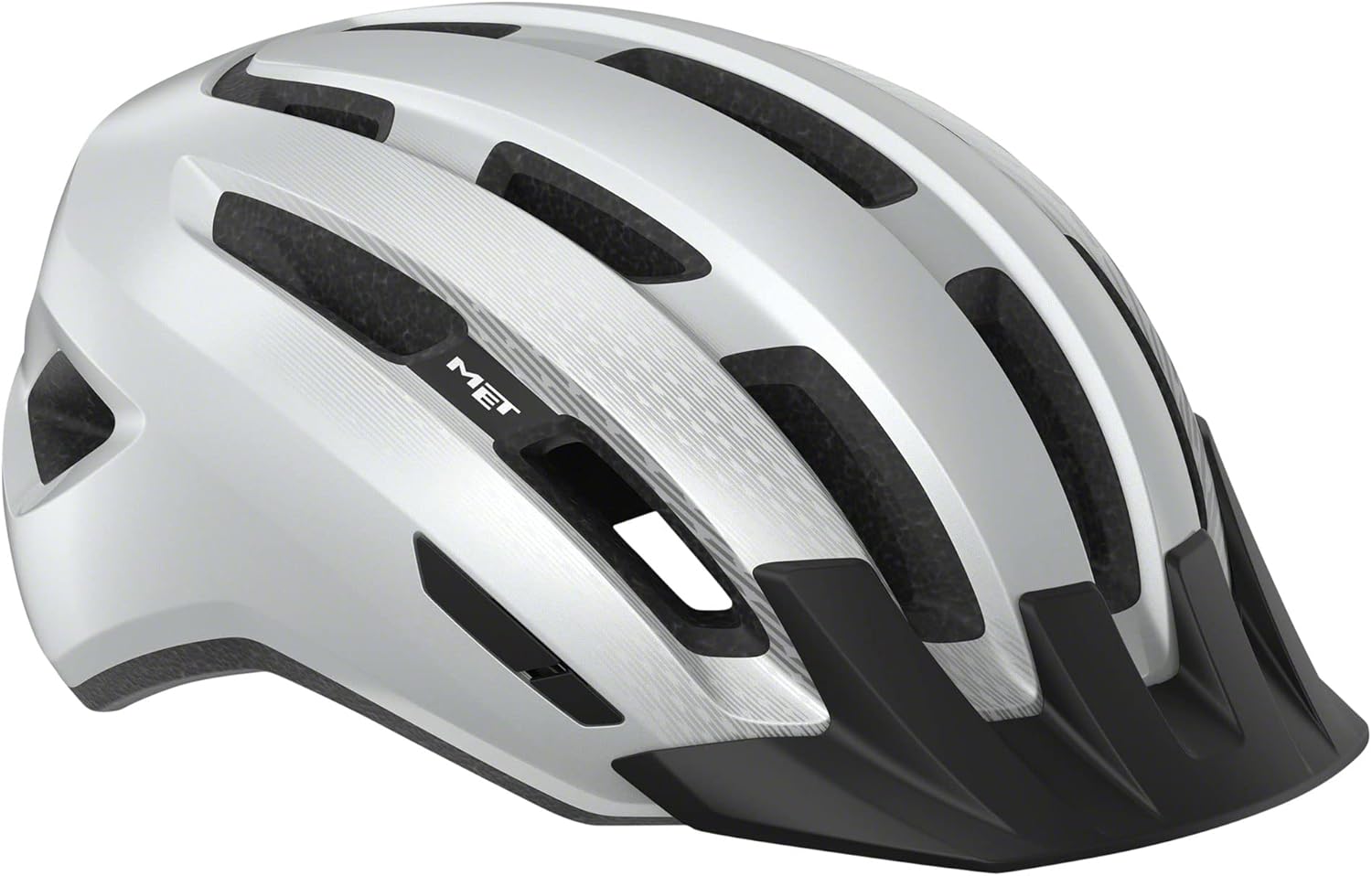 MET Downtown MIPS Helmet, White Glossy, Small/Medium