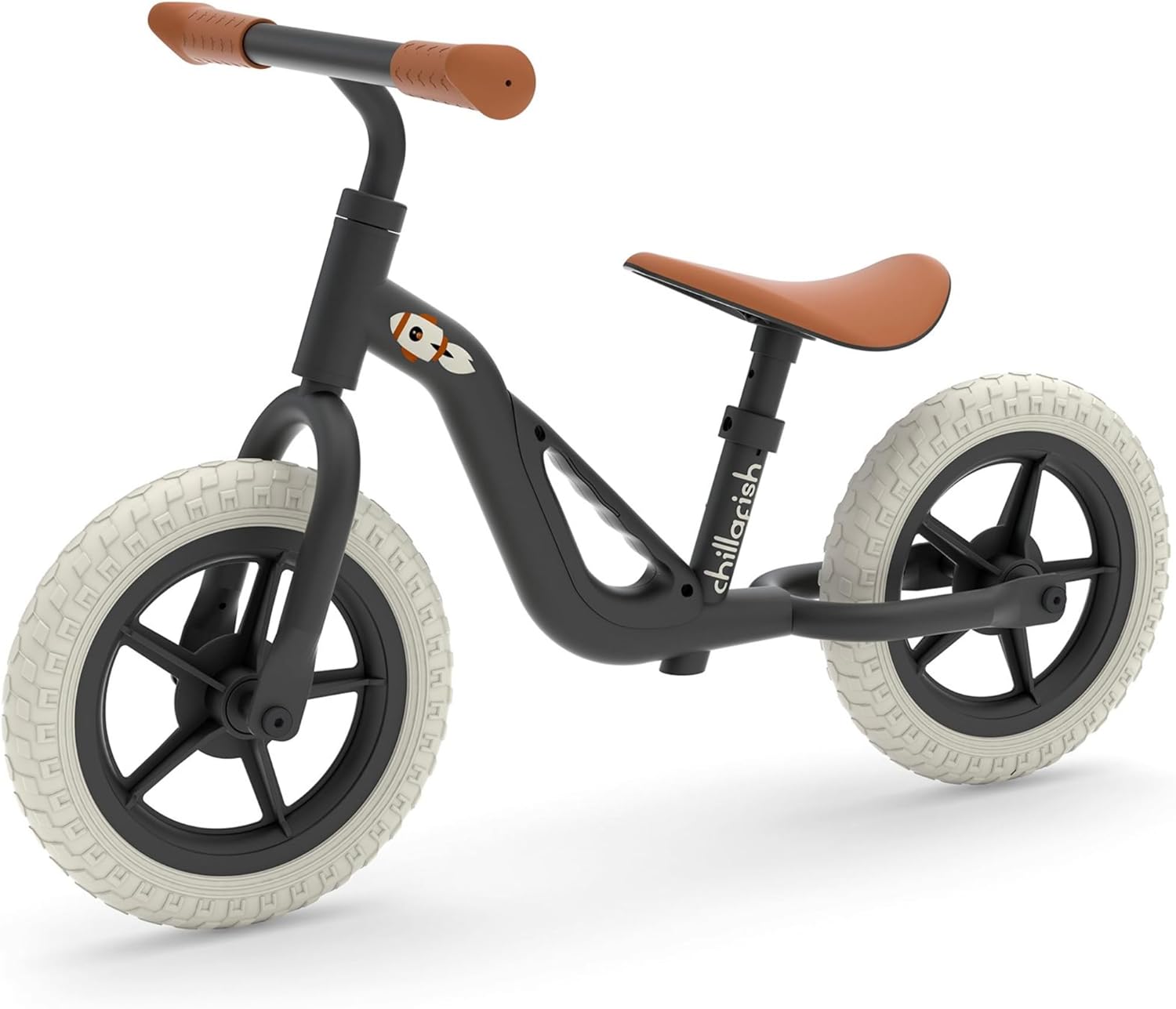 Chillafish Charlie Kids Balance Bike: Lightweight Frame, Toddler Bicycle with No-Puncture Tires, Adjustable Seat & Handle Bars, Easy Carry Handle