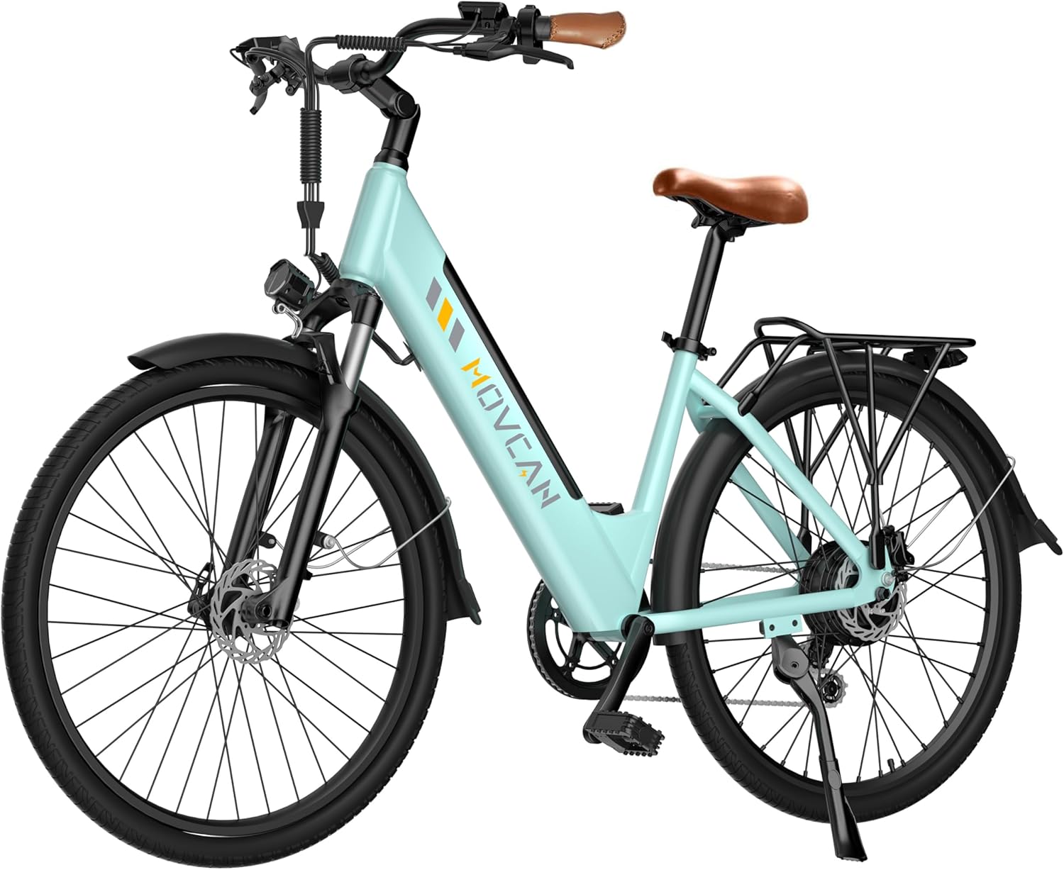 V80 Electric Bike, 1000W Motor 28MPH Ebike, 48V 13Ah Removeable Battery, 26” City Cruiser Adult Electric Bicycles up to 70 Miles