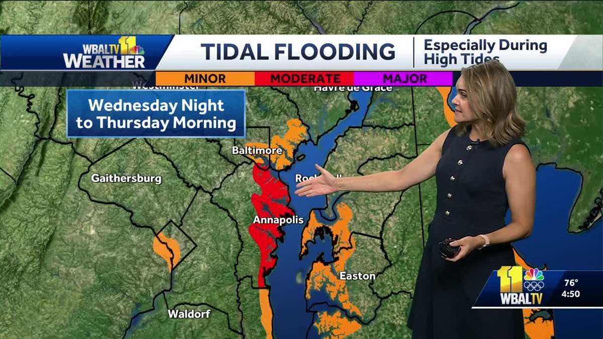 Coastal Flooding Possible Wednesday Night