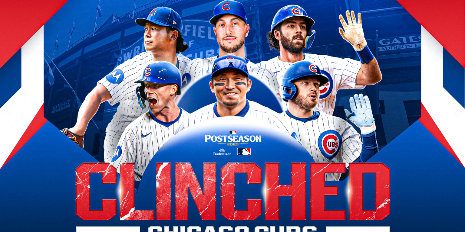 Cubs clinch 2025 playoff berth