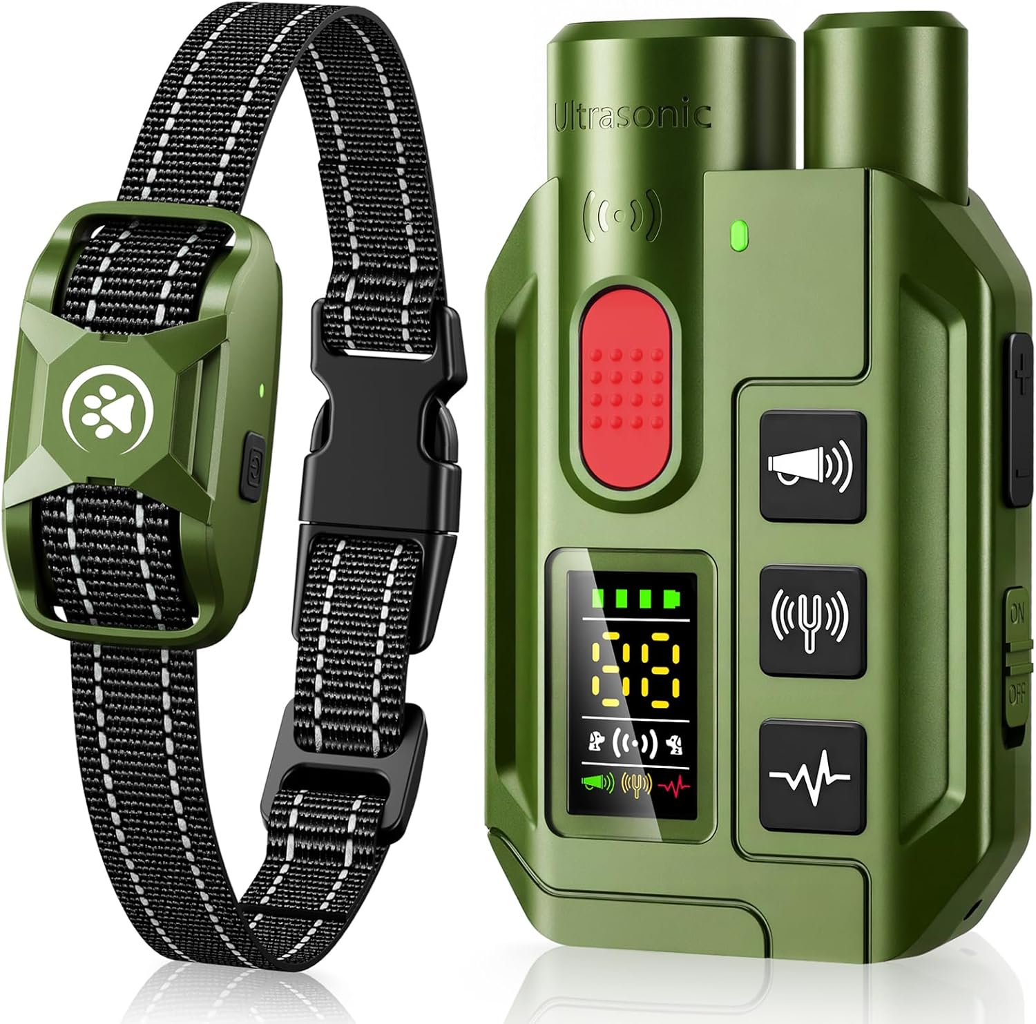 Dog Shock Collar with Remote – 3300ft Range, Waterproof & Rechargeable, Adjustable Beep, Shock, Vibration & Ultrasonic Modes, Dog Training Collar for Obedience & Behavior Control