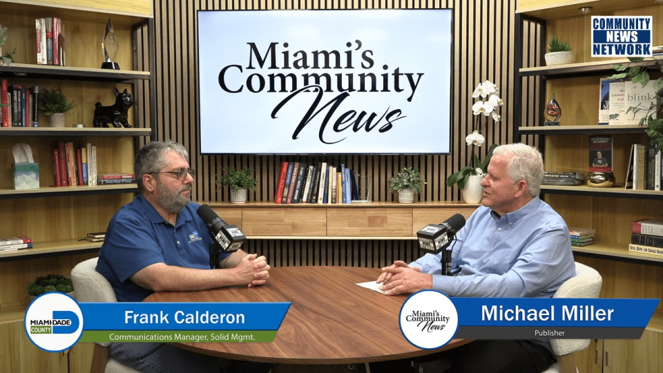 Michael Miller Talks with Frank Calderon from Miami-Dade Solid Waste Department