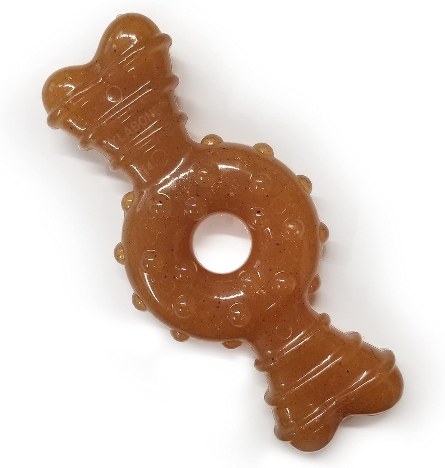 Nylabone Ring Bone Chew Toy for Puppies, Puppy Teething Toys, Puppy Enrichment Toys, Chicken Flavor, X-Small Dogs – Up to 15 lbs, 1 Count