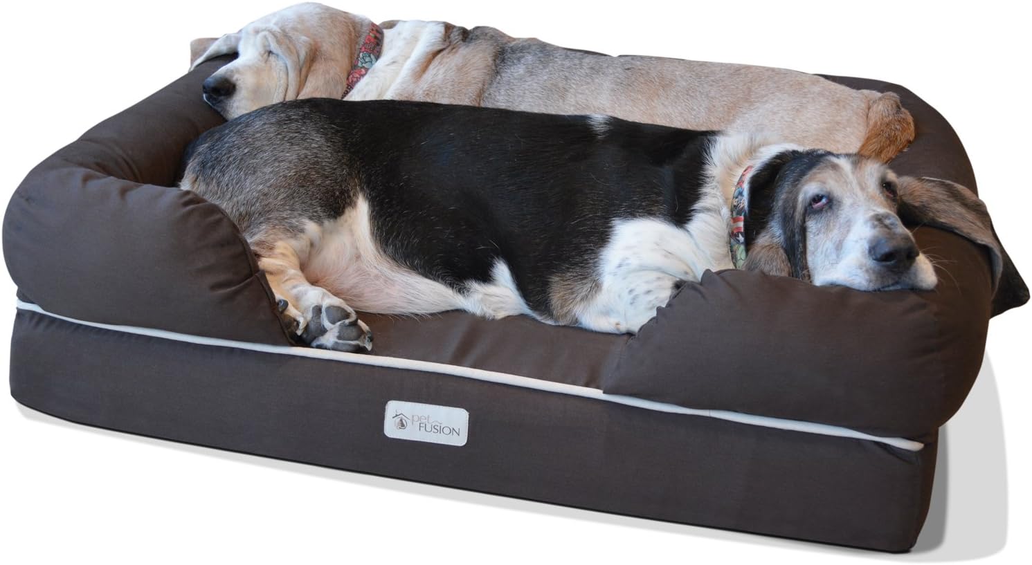 PetFusion Ultimate Dog Bed, Orthopedic Memory Foam, Multiple Sizes and Colors, Medium Firmness Pillow, Waterproof Liner, YKK Zippers, Breathable 35% Cotton Cover PetFusion Ultimate Dog Bed, Orthopedic Memory Foam, Multiple Sizes and Colors, Medium Firmness Pillow, Waterproof Liner, YKK Zippers, Breathable 35% Cotton Cover