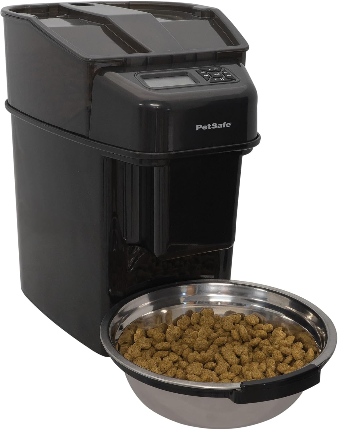 PetSafe Automatic Cat Feeder – Healthy Pet Simply Feed – Automatic Pet Feeder for Cats & Dogs – Timed Pet Feeder with Programmable Portion Control – Holds 24 Cups of Dry or Semi-Moist Dog or Cat Food