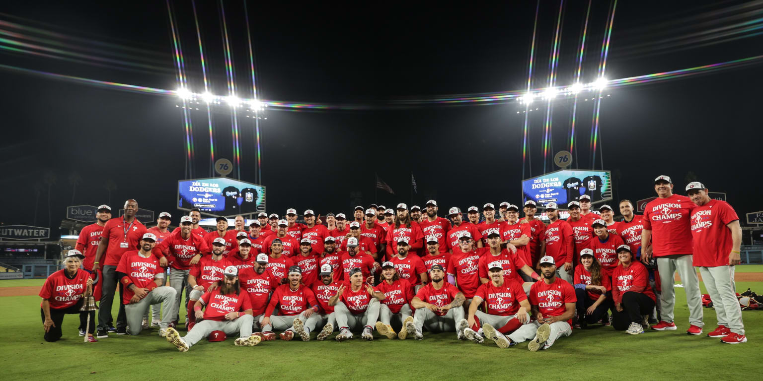 Phillies beat Dodgers in extra innings to clinch NL East