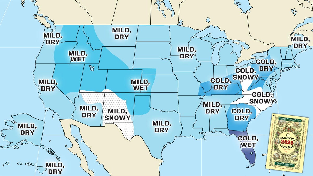 Will it snow in Alabama this year? See Old Farmer’s Almanac prediction