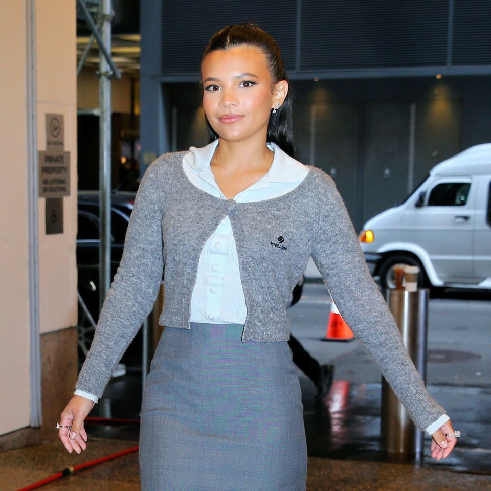 Nikki Rodriguez at CBS Mornings in New York City.