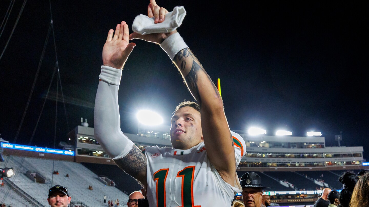 AP Top 25 live updates: Penn State, Texas drop out as Miami returns to No. 2