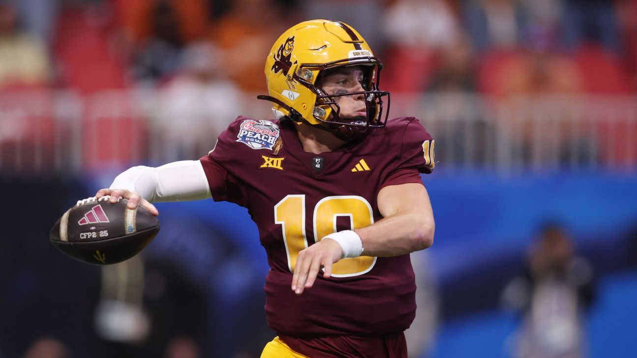 Arizona State QB Sam Leavitt listed as probable vs. Texas Tech
